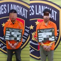 Dua Pelaku Curanmor Dibekuk Saat Rusak Kunci Motor di Hotel Grand Stabat