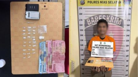 Berantas Narkoba, Polres Nisel Tangkap PD di Desa Idala Jaya
