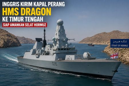 Inggris Kirim Kapal Perang HMS Dragon ke Timur Tengah, Siap Amankan Selat Hormuz