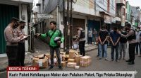 Kurir Paket Kehilangan Motor dan Puluhan Paket, Tiga Pelaku Ditangkap