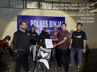 Ditinggal Pelaku Saat Kabur, Motor Curian dari Aceh Diamankan Timsus Anti Begal Binjai