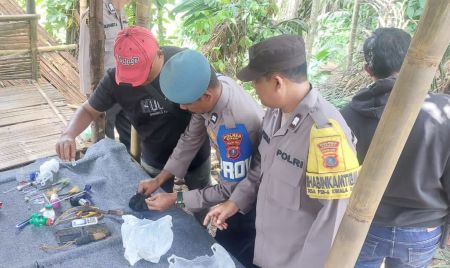 Didukung Warga, Polsek Sei Bingai Grebek dan Bongkar Barak Narkoba di Langkat
