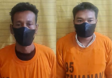 Polsek Binjai Kota Tangkap Dua Pengedar Ganja, Polisi Sita Puluhan Gram Barang Bukti