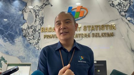 BPS Catat Sumsel Alami Deflasi 0,04 Persen pada April 2026