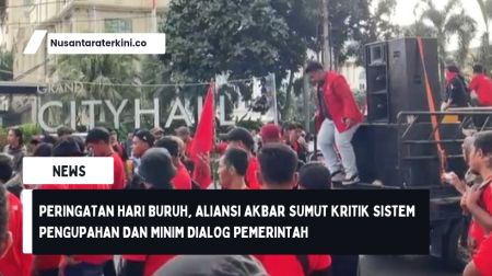 Peringatan Hari Buruh, Aliansi Akbar Sumut Kritik Sistem Pengupahan dan Minim Dialog Pemerintah