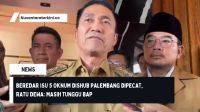 Beredar Isu 5 Oknum Dishub Palembang Dipecat, Ratu Dewa: Masih Tunggu BAP