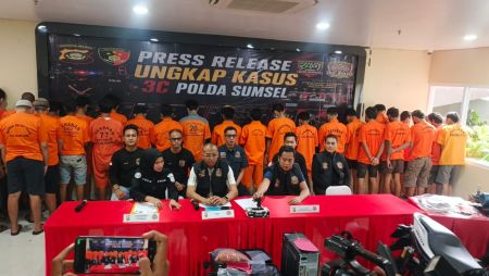 Polda Sumsel Ringkus 137 Tersangka Kasus 3C Selama Mei 2026