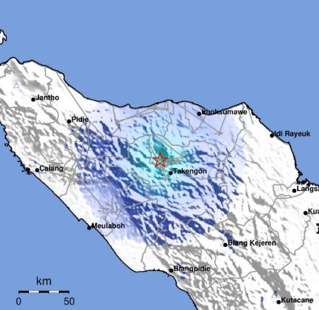Gempa Magnitudo 4.3 Guncang Bener Meriah, Getaran Terasa hingga Takengon
