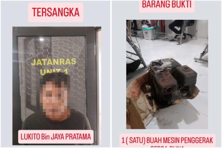 Curi Mesin Giling Ikan, Dua Warga Jakabaring Diringkus Jatanras Polda Sumsel