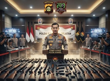 Hari Ke-16 Operasi Senpi Musi 2026: Polda Sumsel Amankan Ratusan Senjata Api, 5 Polres Capai Target 100%