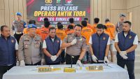 Rekor Ops Antik Toba 2026, Satresnarkoba Polres Simalungun Tangkap 53 Tersangka dan Sita Lebih dari 1 Kilogram Narkoba