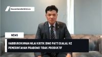 Habiburokhman Nilai Kritik Dino Patti Djalal ke Pemerintahan Prabowo Tidak Produktif