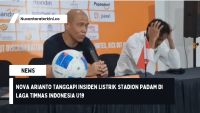 Nova Arianto Tanggapi Insiden Listrik Stadion Padam di Laga Timnas Indonesia U19