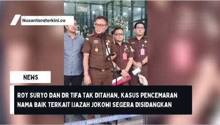 Roy Suryo dan dr Tifa tak Ditahan, Kasus Dugaan Pencemaran Nama Baik Terkait Ijazah Jokowi Segera Disidangkan