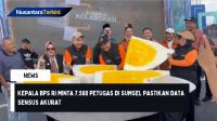 Kepala BPS RI Minta 7.588 Petugas di Sumsel Pastikan Data Sensus Akurat