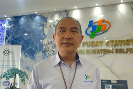BPS Catat Inflasi Bulanan Sumatera Selatan Mei 2026 Naik 0,61 Persen