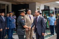 Panglima TNI Dampingi Menhan RI Terima Kunjungan Wakil Perdana Menteri Qatar