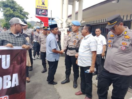 Tagih Komitmen Berantas Narkoba, Masyarakat Datangi Polres Padangsidimpuan