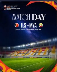 AFF U19 2016: Main di Teladan, Berikut Susunan Pemain Timor-Leste vs Myanmar