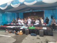 Polrestabes Medan Musnahkan Narkoba Senilai Ratusan Miliar dari Komplotan Jaringan Internasional