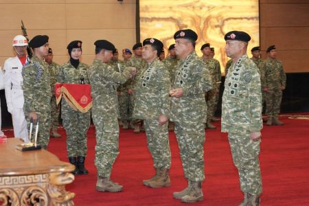 Marsdya TNI M Khairul Lubis Resmi Jabat Dansesko TNI, Marsda Muzafar Jabat  Pangkogabwilhan II