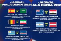 Jadwal Siaran Langsung Piala Dunia 2026 Malam dan Dini Hari Nanti