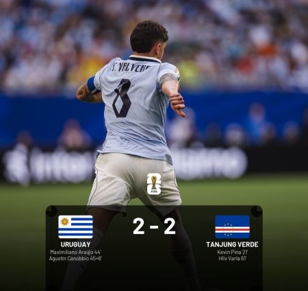 Piala Dunia 2026: Tahan Imbang Uruguay 2-2, Tanjung Verde Jaga Asa ke Babak 32 Besar