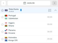 Jadwal dan Prediksi Piala Dunia 2026 24 Juni: Inggris vs Ghana, Portugal vs Uzbekistan
