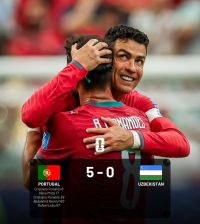 Piala Dunia 2026: Cristiano Ronaldo Cetak Dua Gol, Portugal Gilas Uzbekistan 5-0 ​