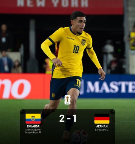 Piala Dunia 2026: Tumbangkan Jerman 2-1, Ekuador Lolos 32 Besar