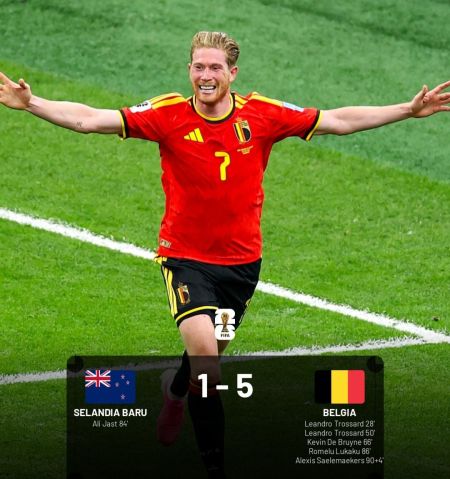 Piala Dunia 2026: Kandaskan Selandia Baru 5-1, Belgia Juara Grup dan Lolos 32 Besar