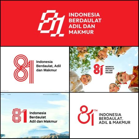 5 Kandidat Logo HUT ke-81 RI Resmi Diluncurkan, Publik Diajak Memilih Langsung