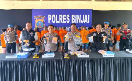 Ops Antik Toba 2026 Berakhir, Polres Binjai Bongkar 23 Kasus Narkoba dan Ringkus 28 Pelaku