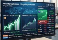 Harga Kripto pada 5 Juli: BTC Naik 0,24%, ETHFI Meroket 12,55%