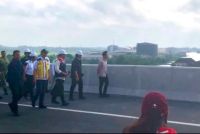 Wapres Gibran Tinjau Progres Jembatan Musi V Tol Palembang-Betung, Fungsional Ditargetkan saat Nataru