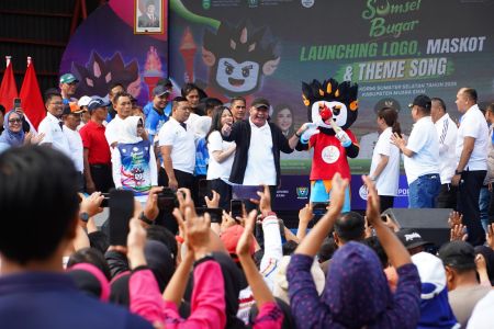 Gubernur Sumsel Resmikan Maskot 'Si Bara', Muara Enim Siap Gelar FORPROV II 2026