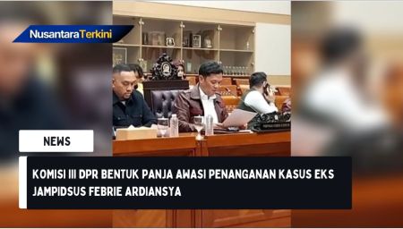 Penanganan Kasus Eks Jampidsus Febrie Ardiansyah, Komisi III DPR Bentuk Panja