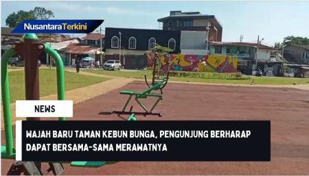 Wajah Baru Taman Kebun Bunga, Pengunjung Berharap Dapat Bersama-sama Merawatnya