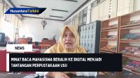 Minat Baca Mahasiswa Beralih Ke Digital Menjadi Tantangan Perpustakaan USU