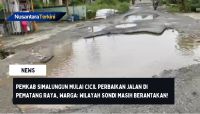 Pemkab Simalungun Mulai Cicil Perbaikan Jalan di Pematang Raya, Warga: Wilayah Sondi Masih Berantakan!