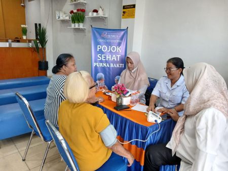 Lewat 'Pojok Sehat Purna Bakti', Bank Sumut Perkuat Inklusi Layanan dan Kesejahteraan Nasabah Lansia