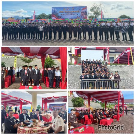 Kepala BNNK Basten Hadiri Hari Bhayangkara ke-80 di Polres Tapanuli Selatan