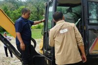 Tim Terpadu Amankan Alat Berat dan Barang Bukti di Lokasi PETI Kotanopan