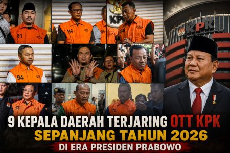 Sembilan Kepala Daerah Terjaring OTT KPK Sepanjang 2026, DPR Soroti Mahalnya Biaya Politik Pilkada