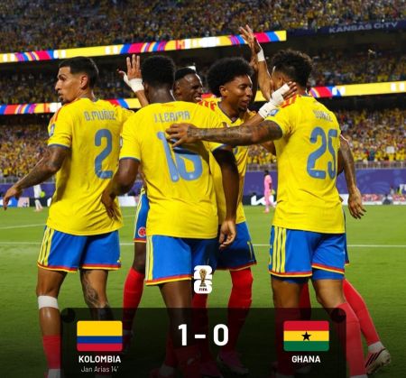 Piala Dunia 2026: Gol Tunggal Jhon Arias Antar Kolombia Bungkam Ghana, Segel Tiket ke 16 Besar