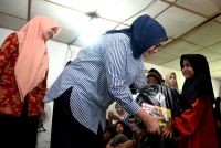 Sambut Tahun Ajaran Baru, DWP Sumut Salurkan Perlengkapan Sekolah dan Sembako ke Panti Asuhan Alwashliyah Tanjungpura