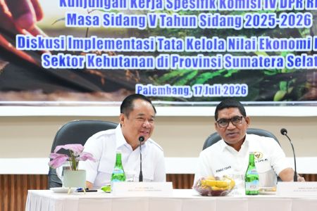 Wagub Sumsel Bahas Bisnis Karbon Bersama Komisi IV DPR