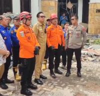 Wali Kota Medan Kunjungi Lokasi Ledakan Grand Polonia