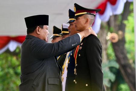 Presiden Prabowo Lantik 1.177 Perwira Remaja TNI-Polri di Istana