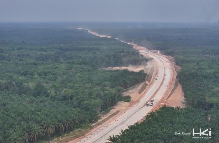 Pangkas Waktu Tempuh Betung–Jambi Jadi 30 Menit, HKI Kebut Pembangunan Tol Seksi 1B ​